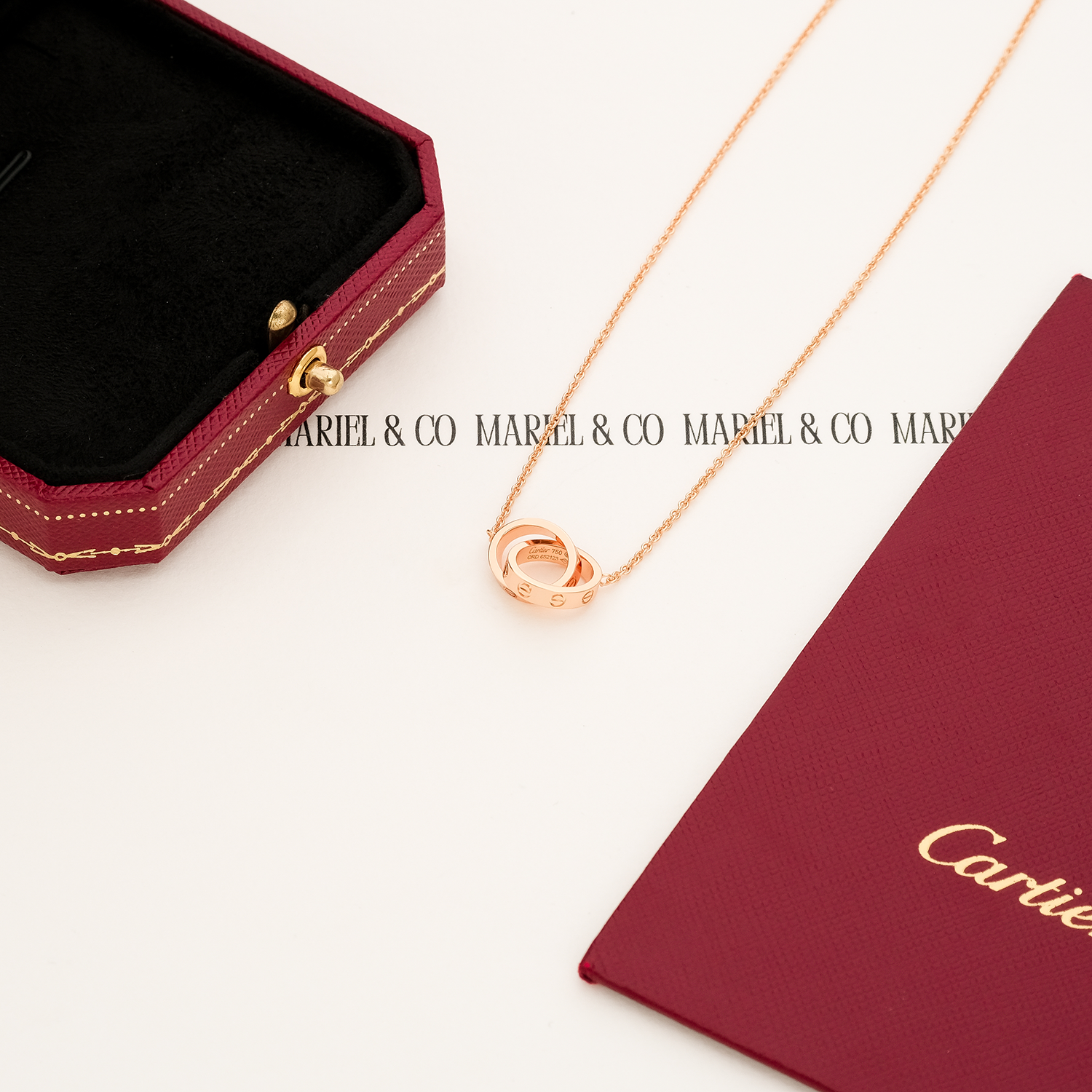 LOVE NECKLACE, ROSE GOLD