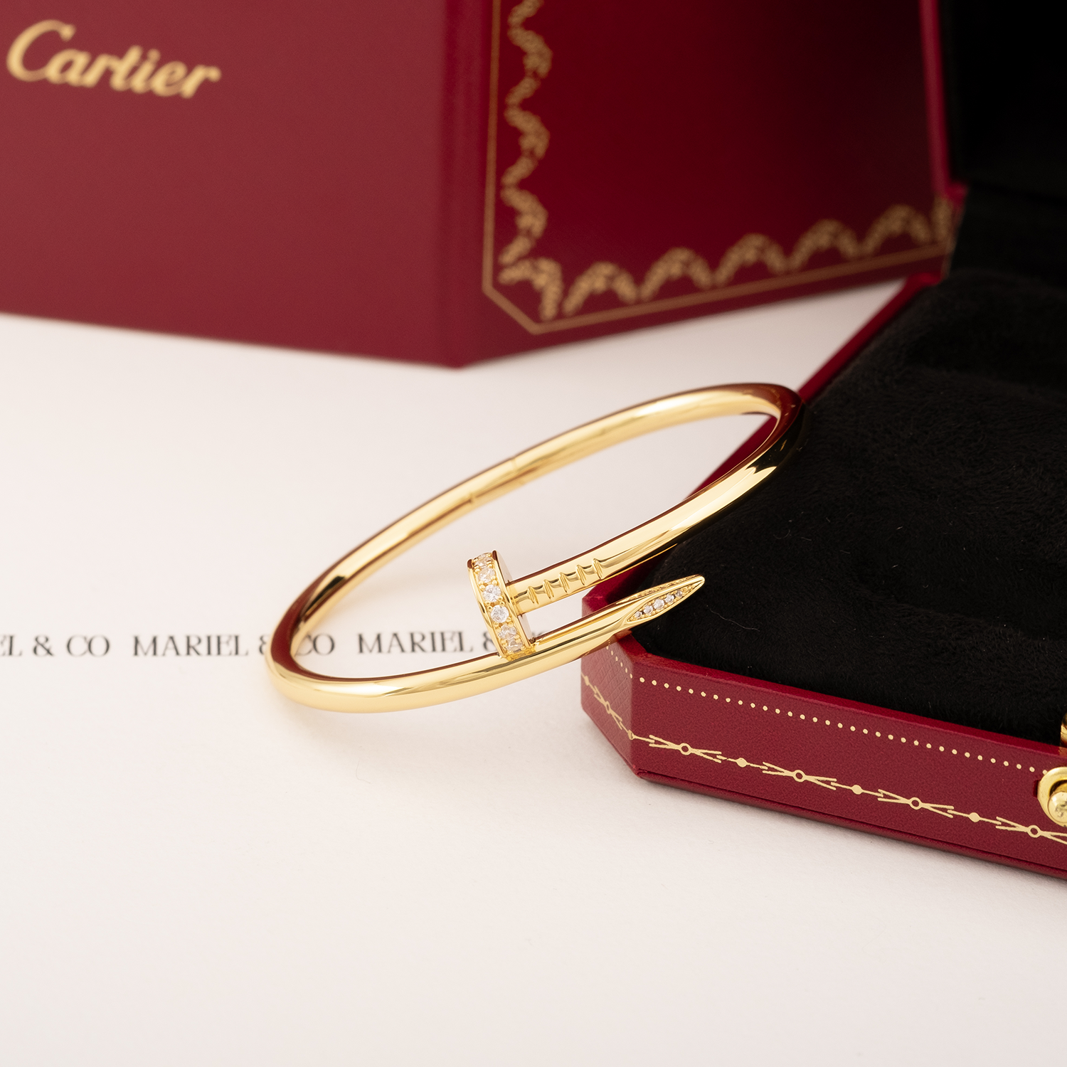 DIAMOND JUSTE UN CLOU BRACELET, YELLOW GOLD