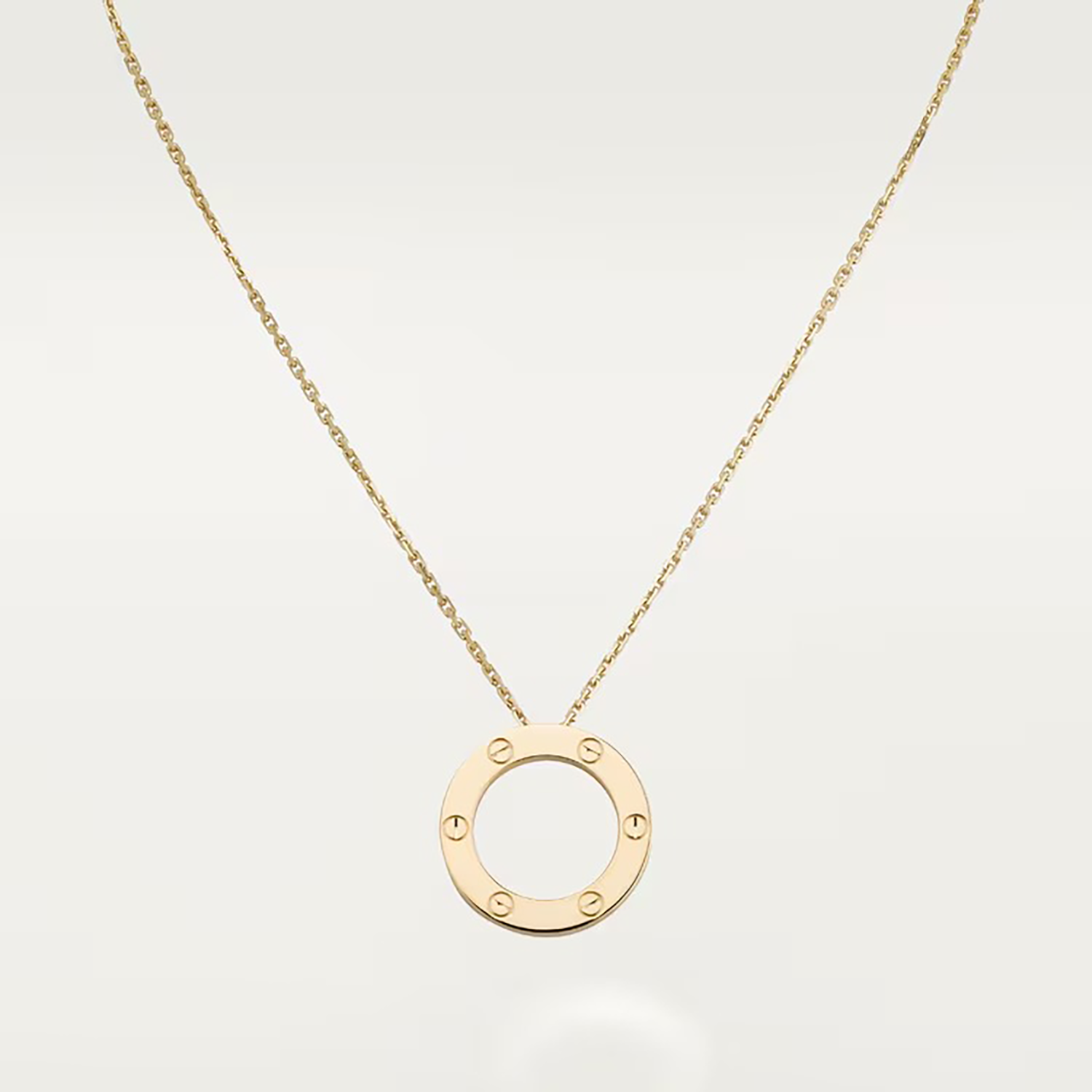 LOVE NECKLACE, YELLOW GOLD