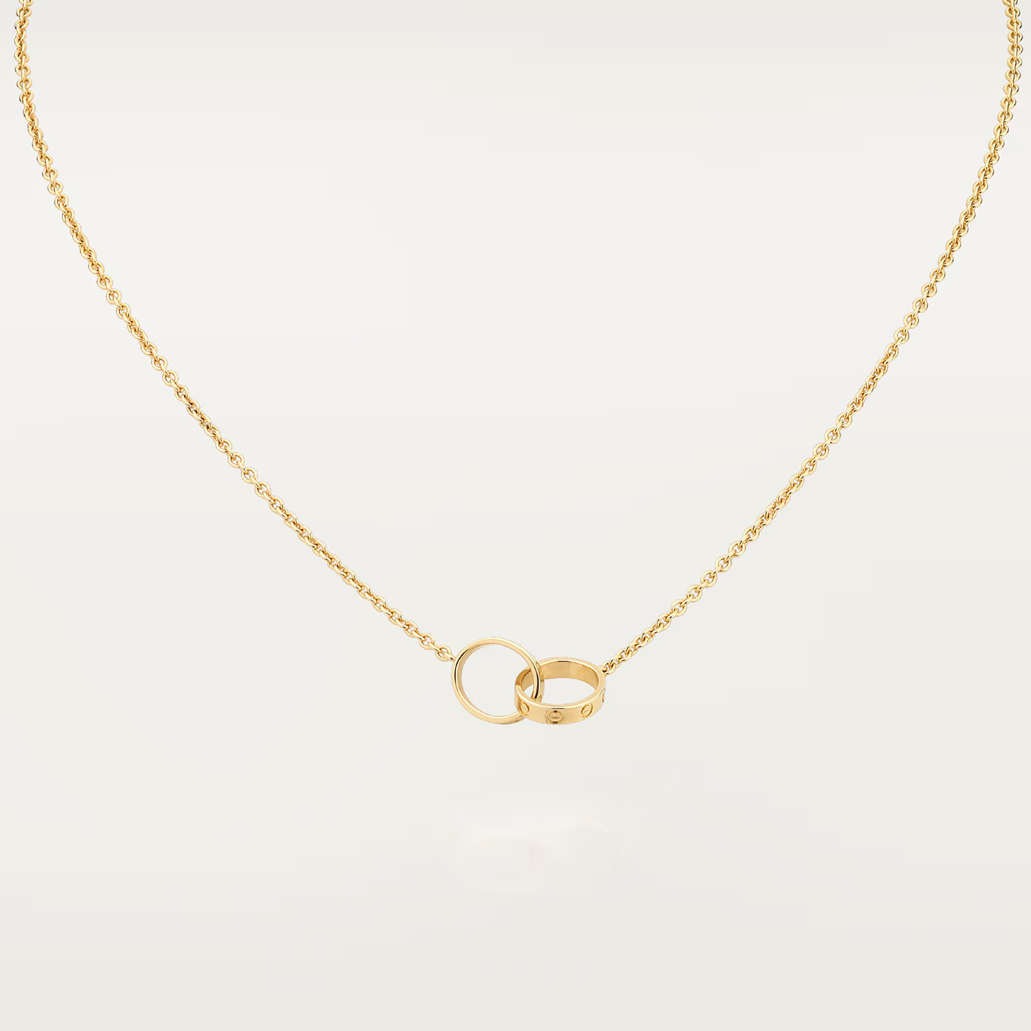 LOVE NECKLACE, YELLOW GOLD