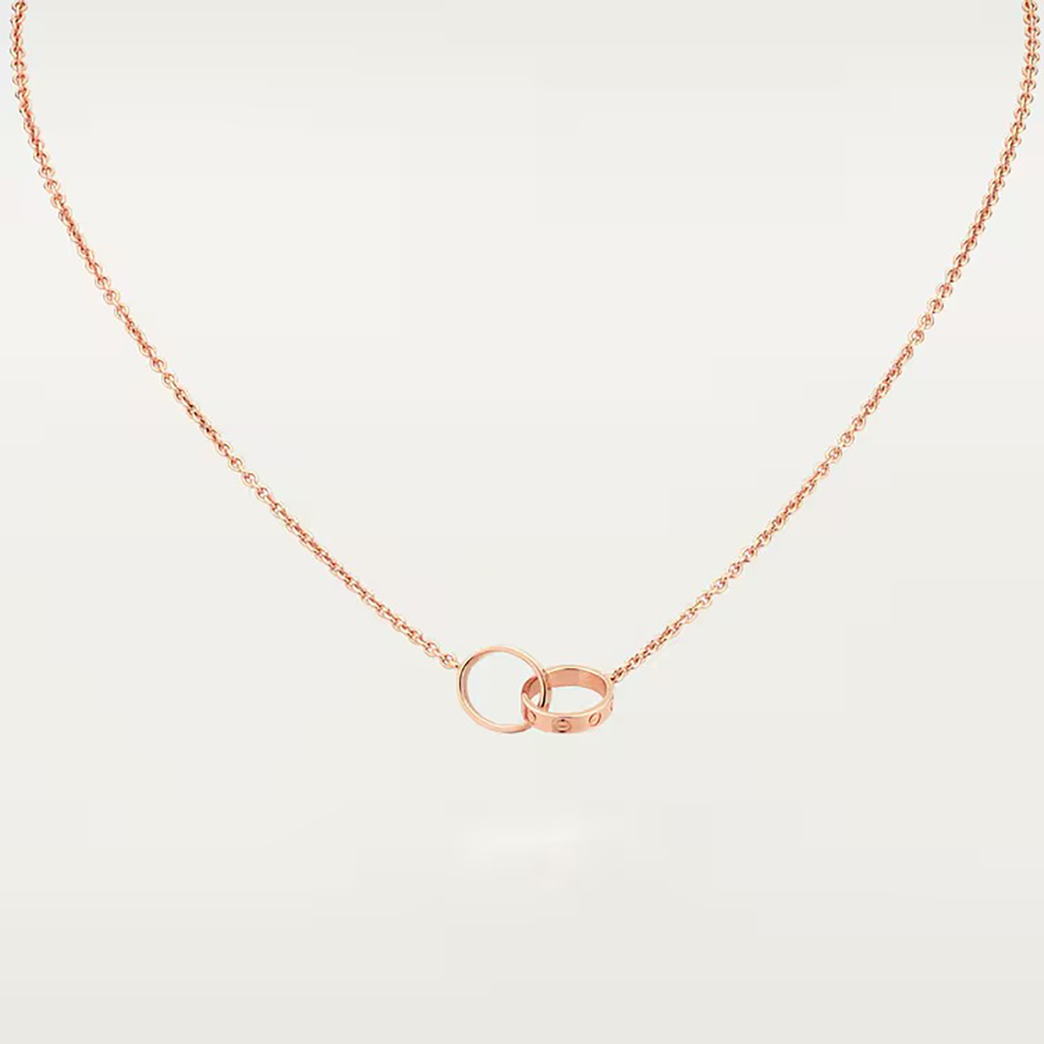 LOVE NECKLACE, ROSE GOLD