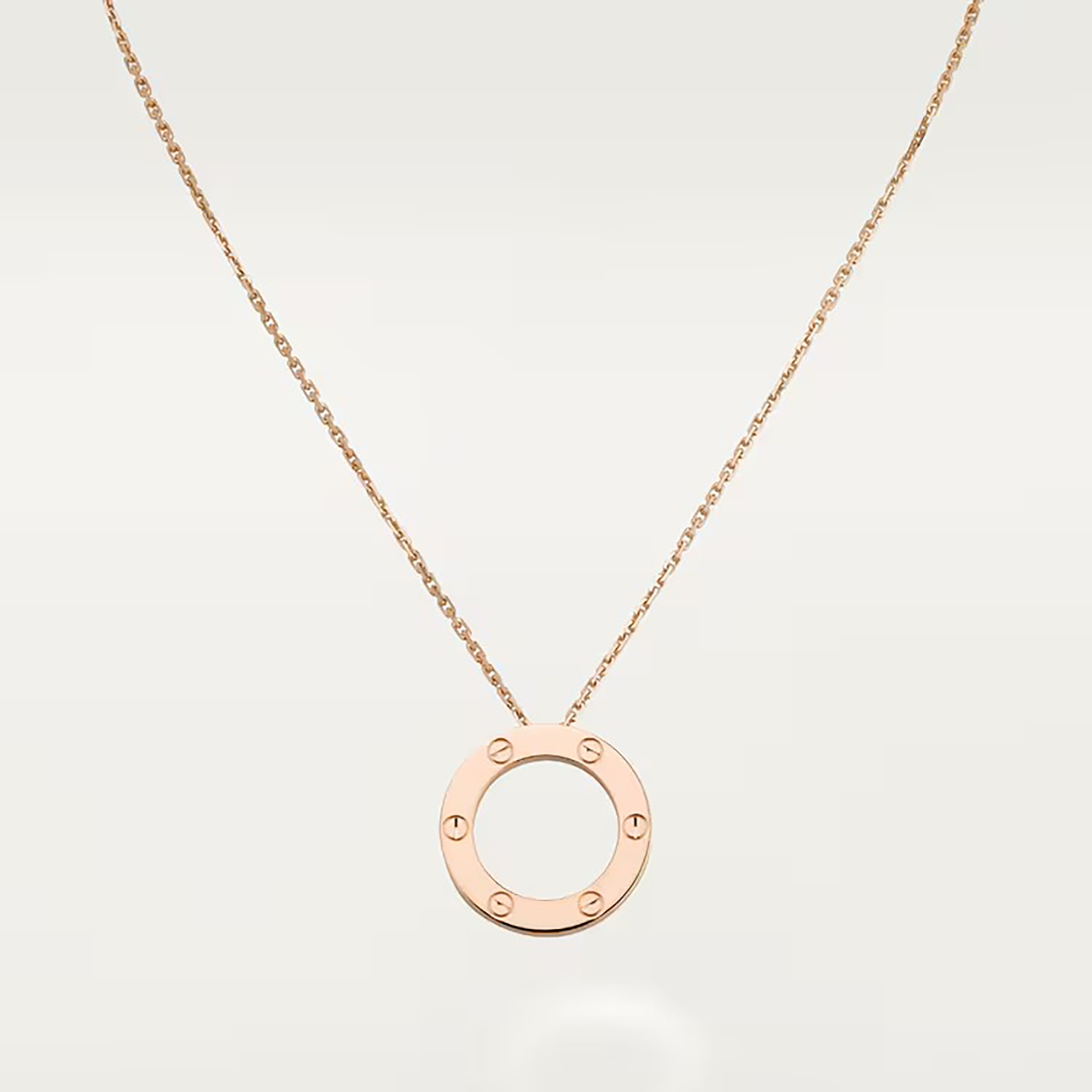 LOVE NECKLACE, ROSE GOLD