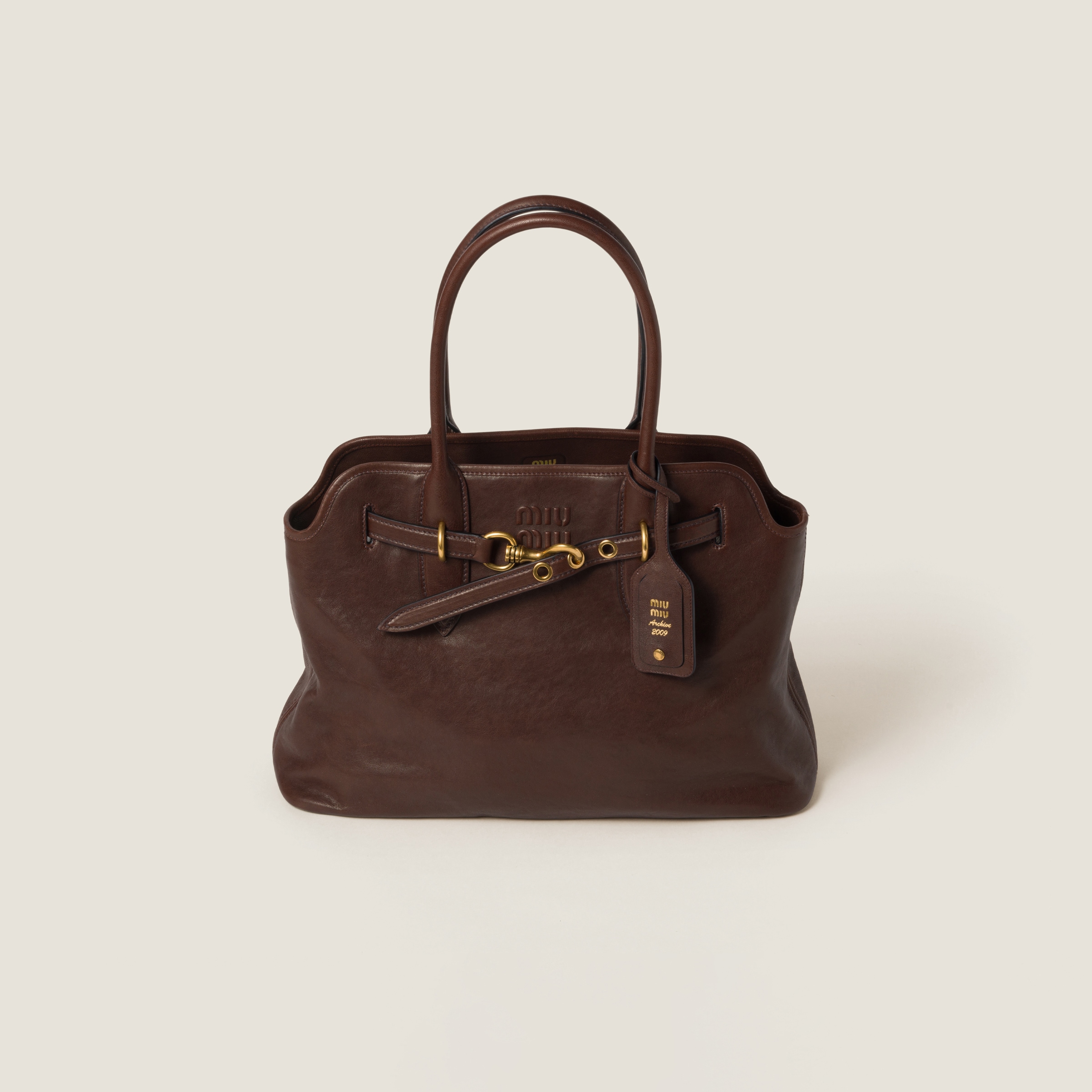 AVENTURE NAPPA LEATHER BAG, BRIARWOOD