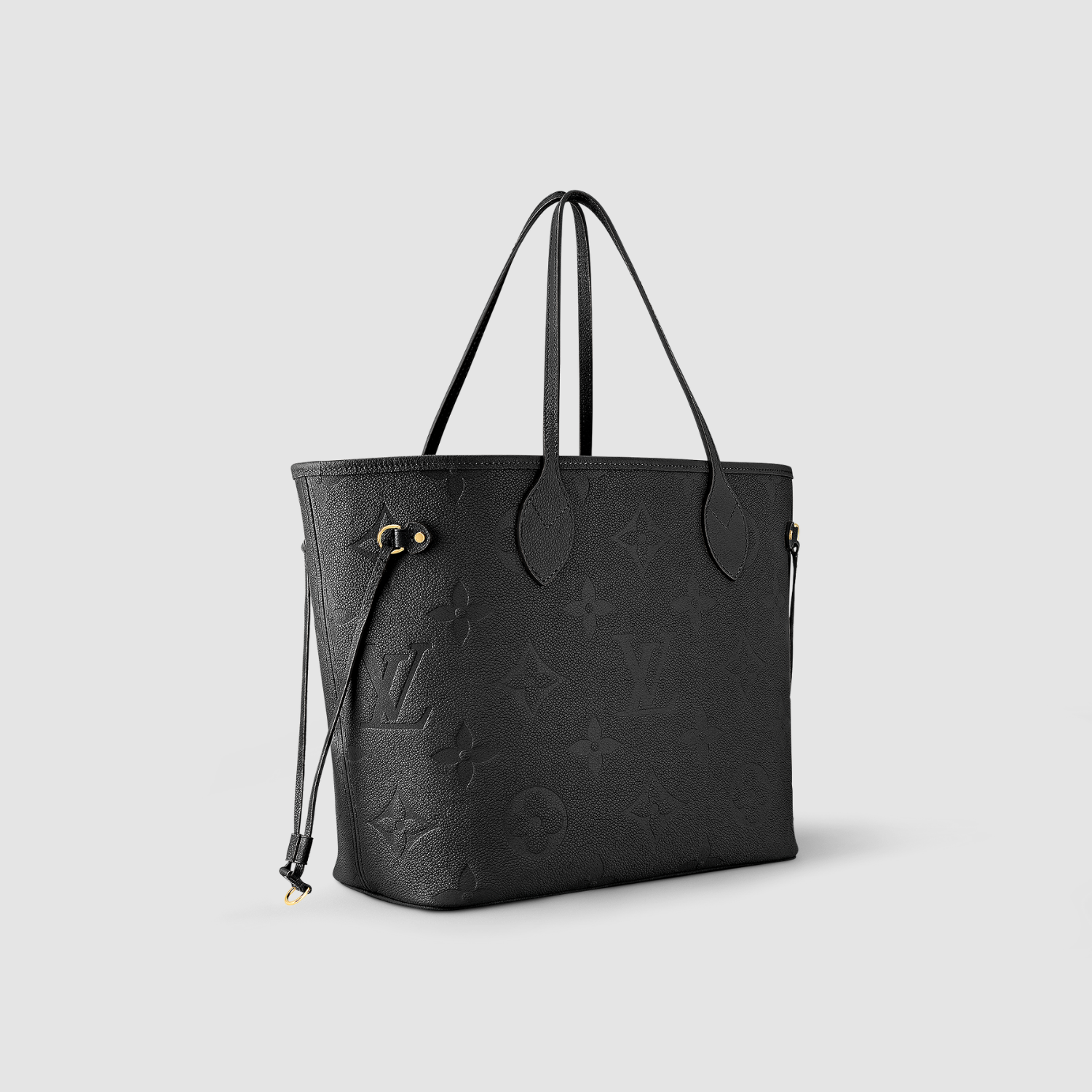 NEVERFULL MM, MONOGRAM EMPREINTE LEATHER/ BLACK