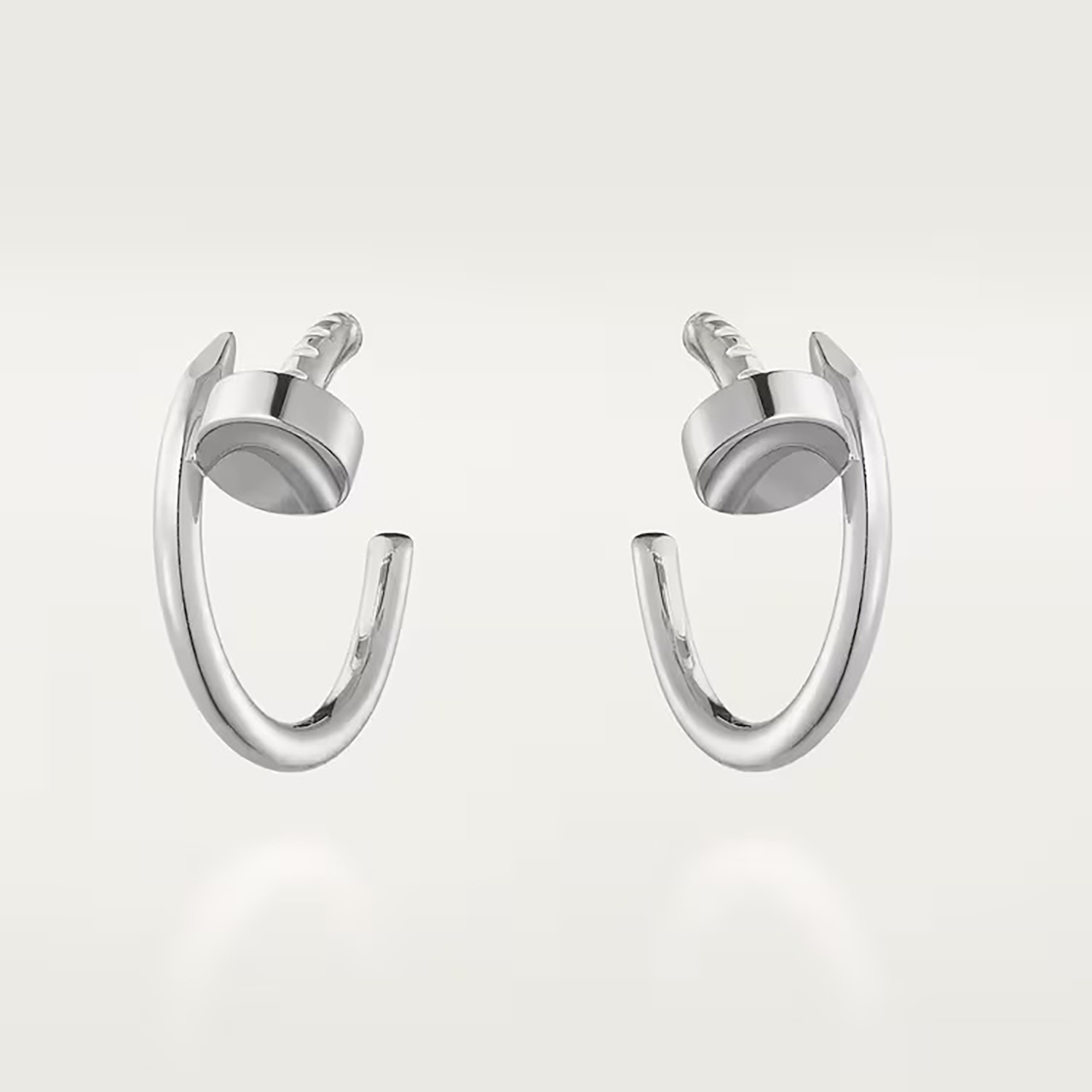 JUSTE UN CLOU EARRINGS, WHITE GOLD