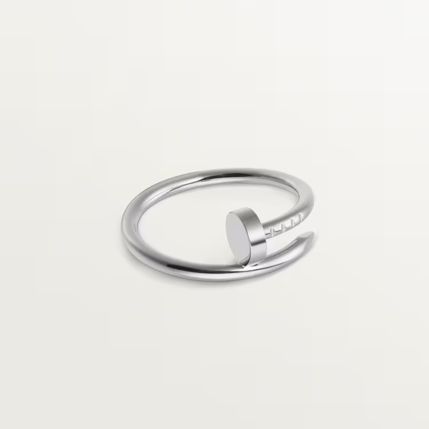 JUSTE UN CLOU RING SMALL MODEL, WHITE GOLD