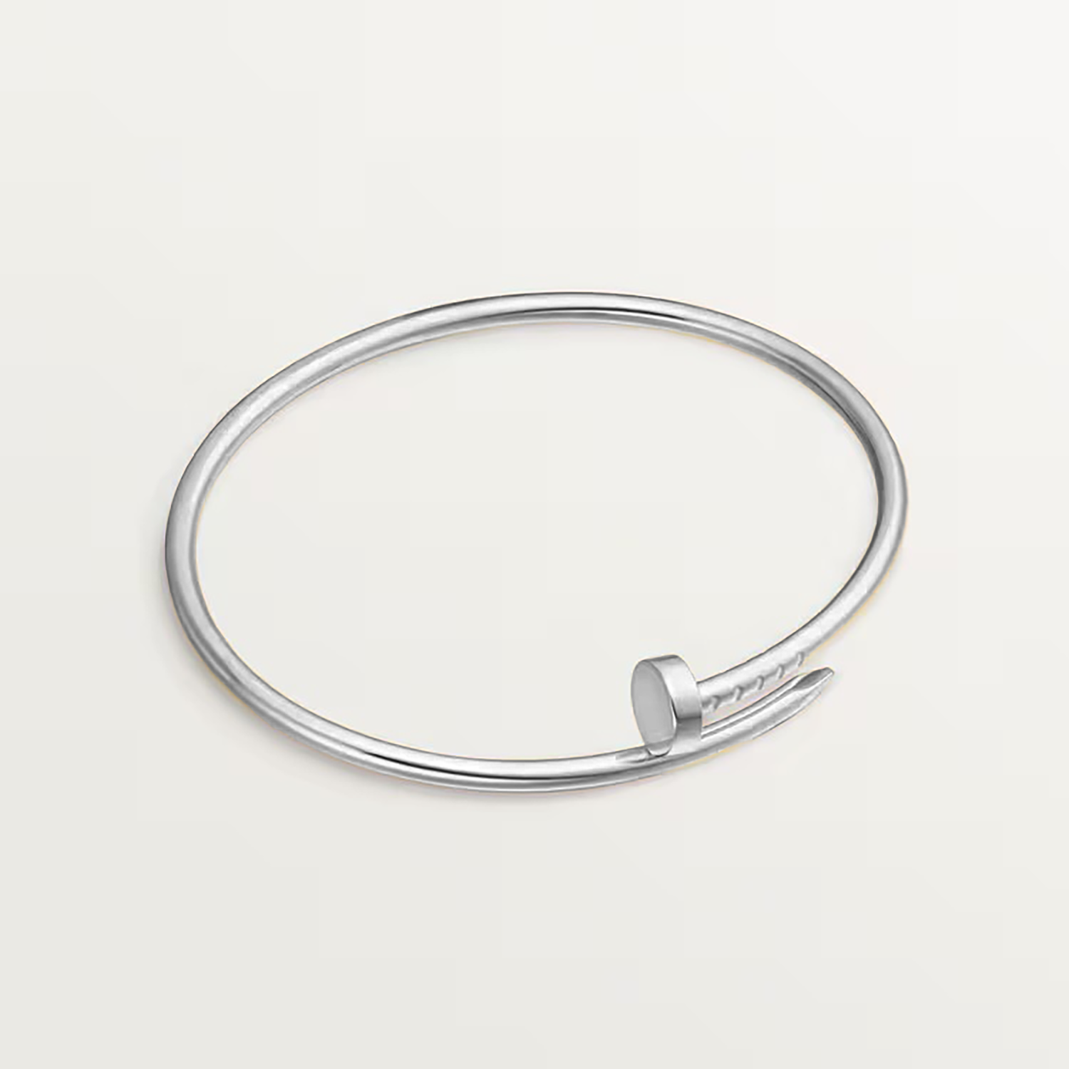 JUSTE UN CLOU BRACELET SMALL MODEL, WHITE GOLD