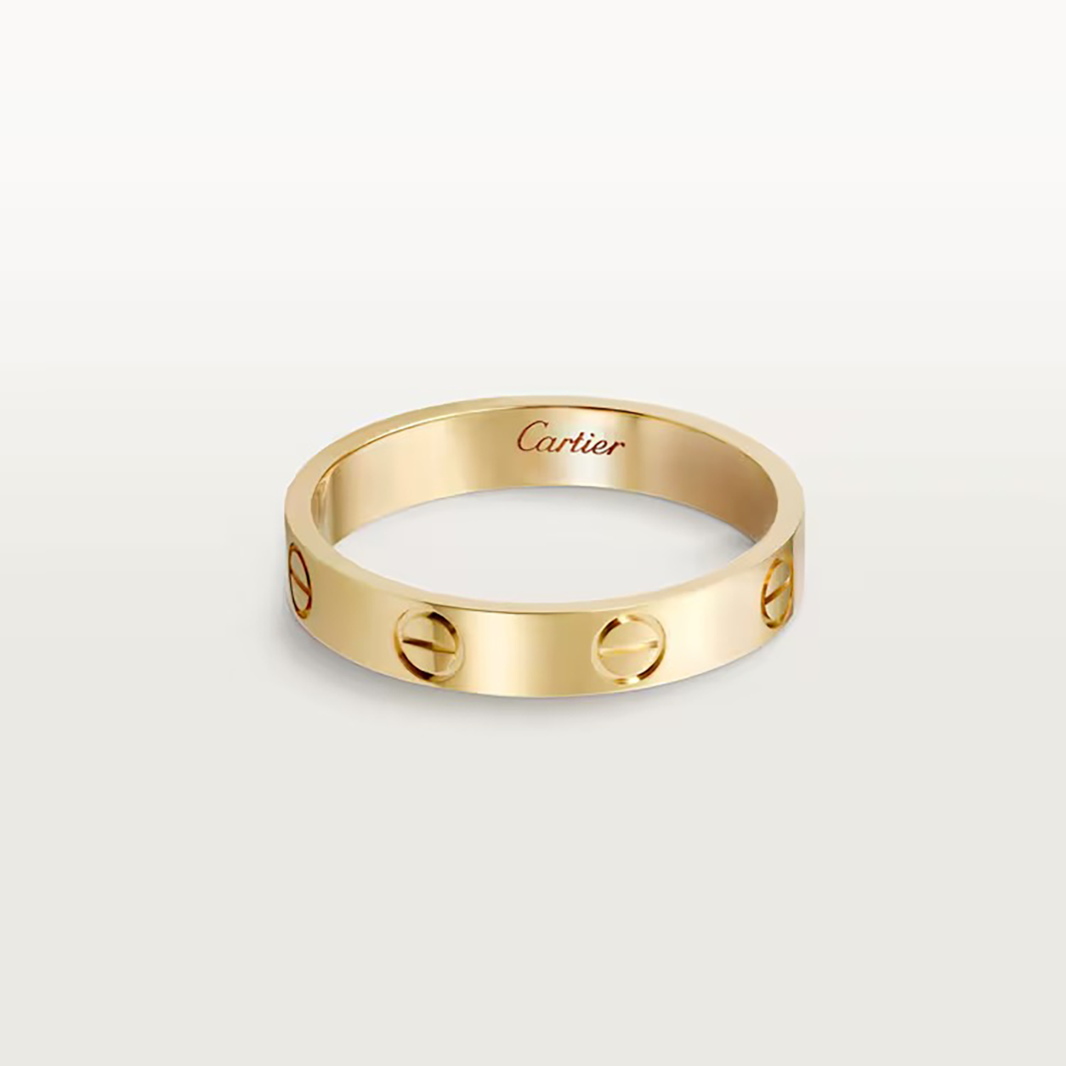 THIN LOVE RING, YELLOW GOLD