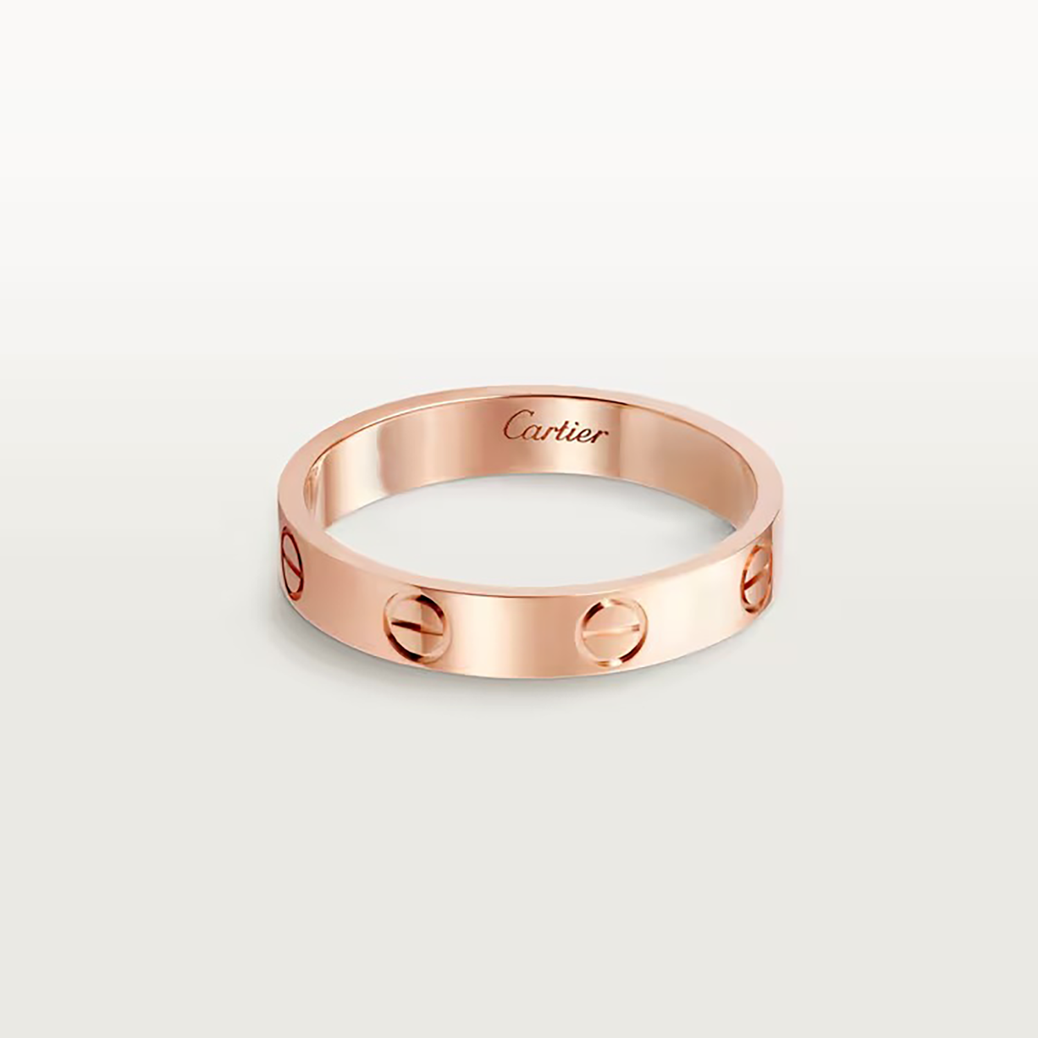 THIN LOVE RING, ROSE GOLD