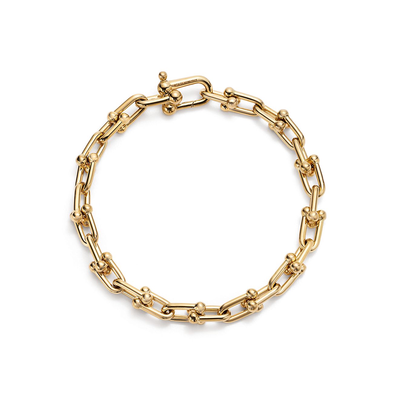 HARDWEAR SMALL LINK BRACELET , YELLOW GOLD