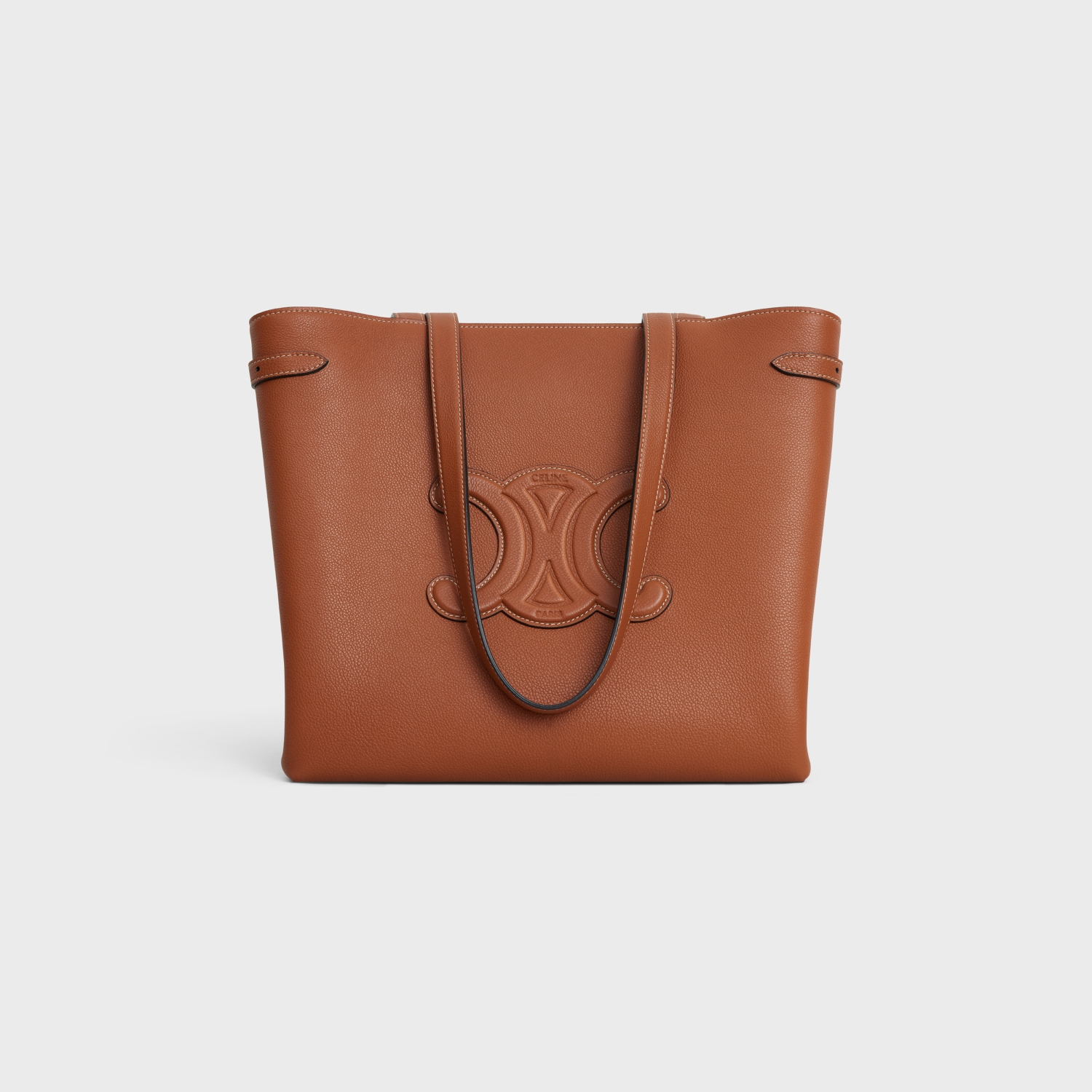 MEDIUM CABAS ANAÏS CUIR TRIOMPHE, TAN